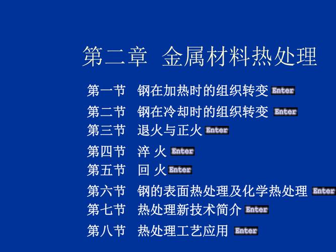 金属材料的热处理技术-金属材料热处理的基本知识