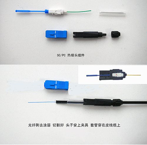 sc型号光纤连接器防水尾缆_sc型光纤连接器的制作步骤