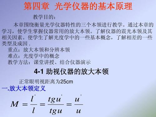  光学仪器主要有什么初中知识「光学仪器的基本组成」